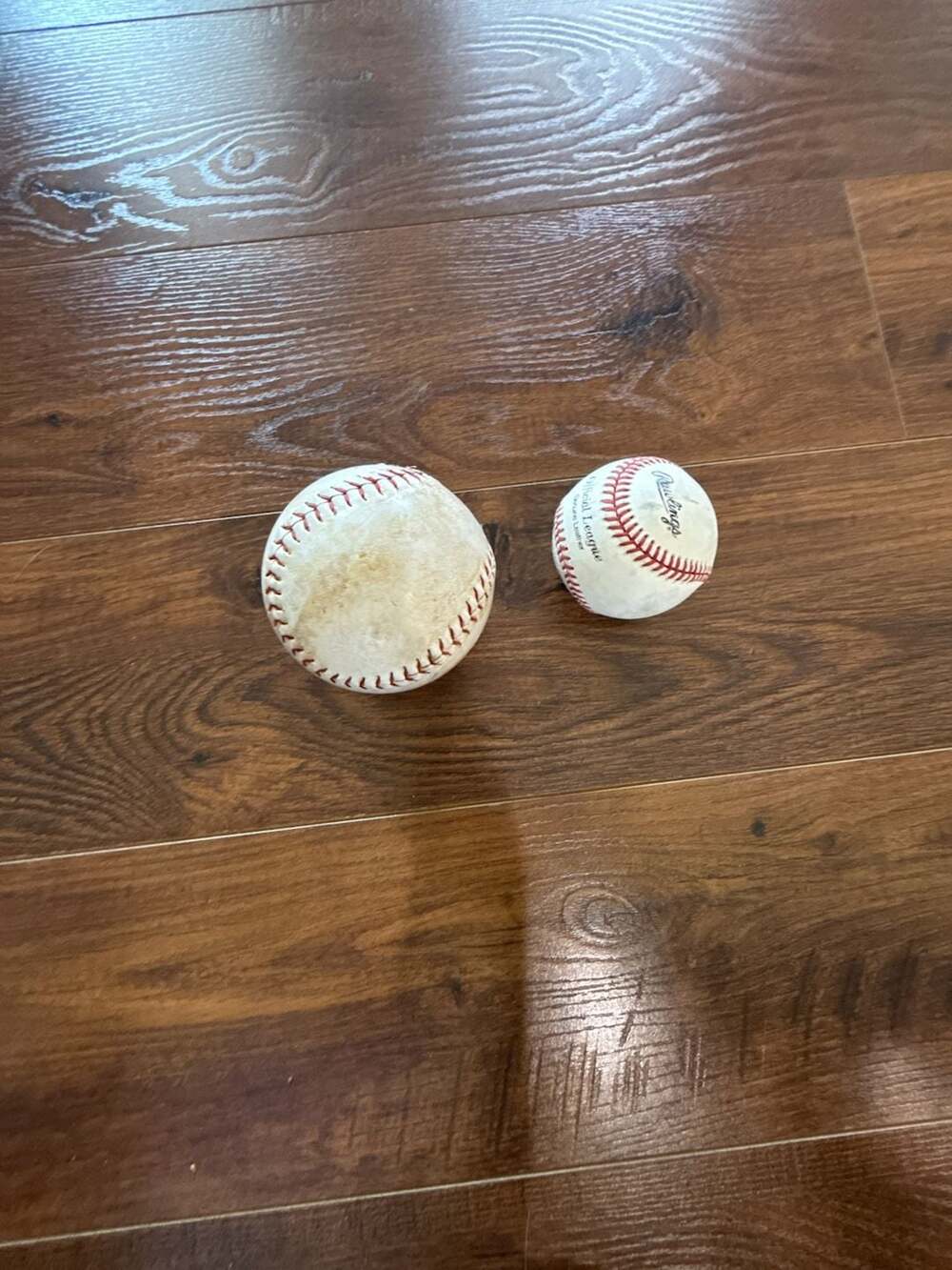 Rawlings Official League Leather Baseball White/ vintage